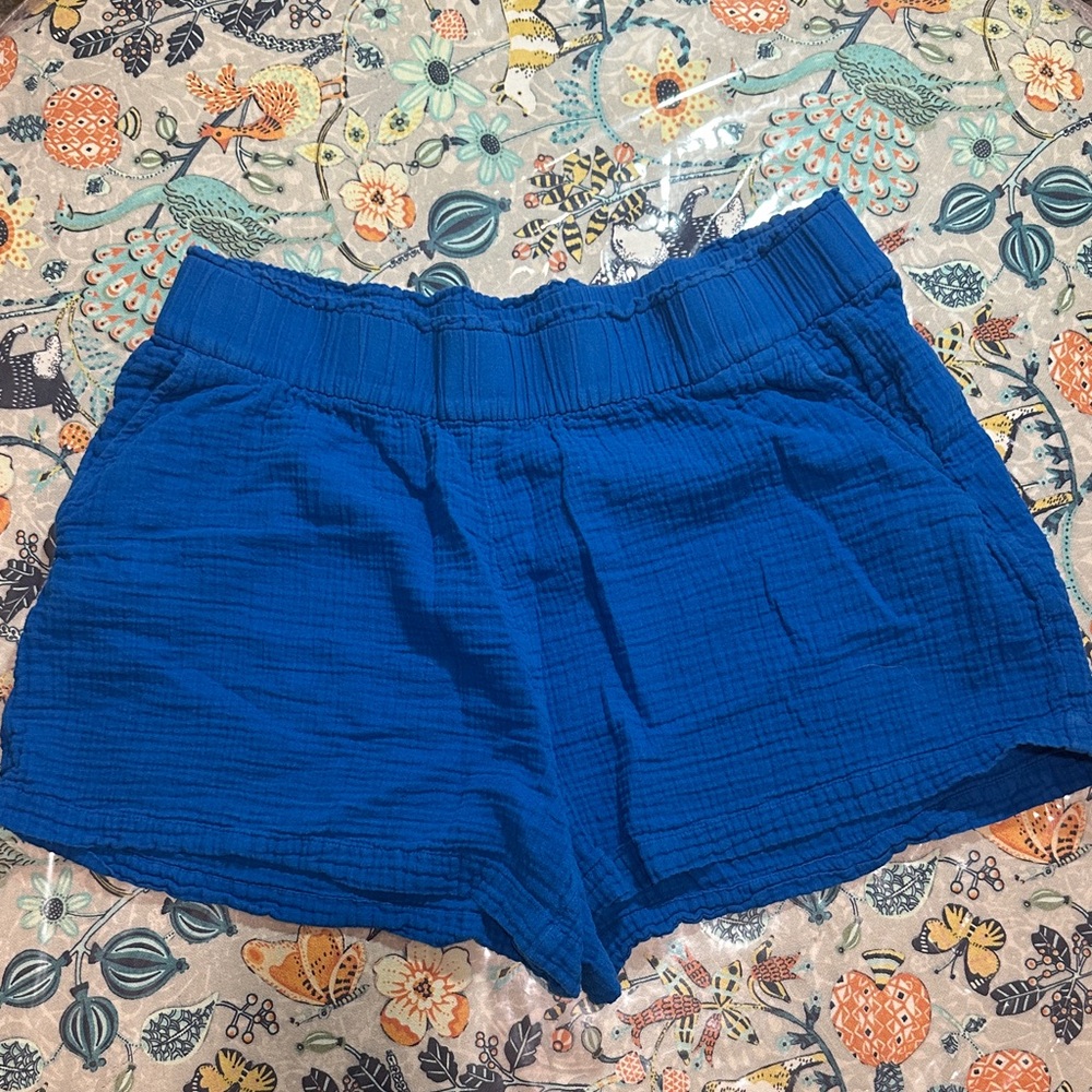 Sonoma Women's High Waist Royal Blue Shorts